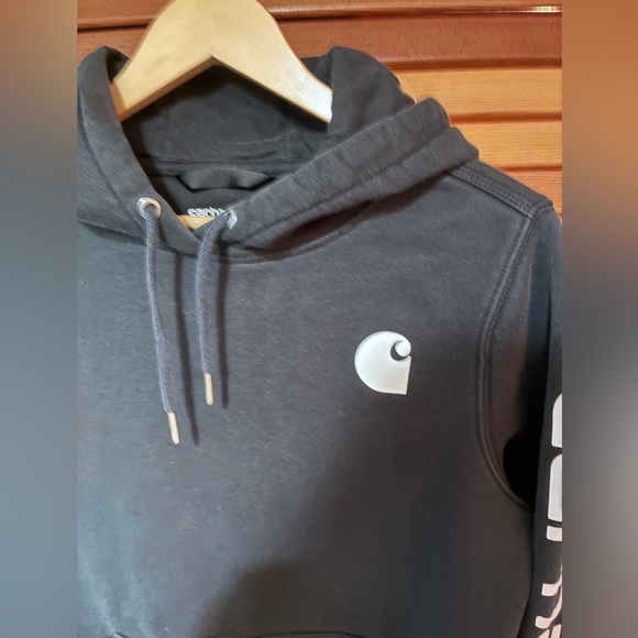 Carhartt Women’s Hoodie, black - size medium - Picture 3 of 12